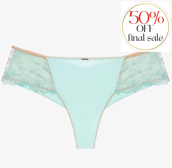 Ajour Vibe Seamless Back Thong in Mint C179-Panties-Ajour-Mint-XSmall-Anna Bella Fine Lingerie, Reveal Your Most Gorgeous Self!