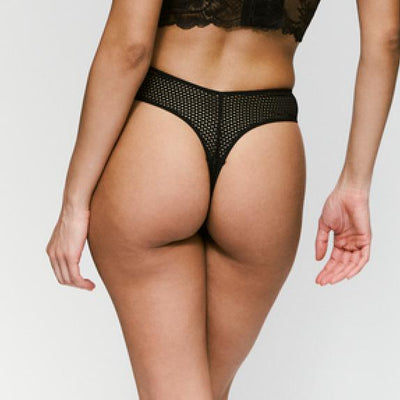 Andres Sarda Lisa Thong 3501460 in Black-Panties-Andres Sarda-Black-XSmall-Anna Bella Fine Lingerie, Reveal Your Most Gorgeous Self!