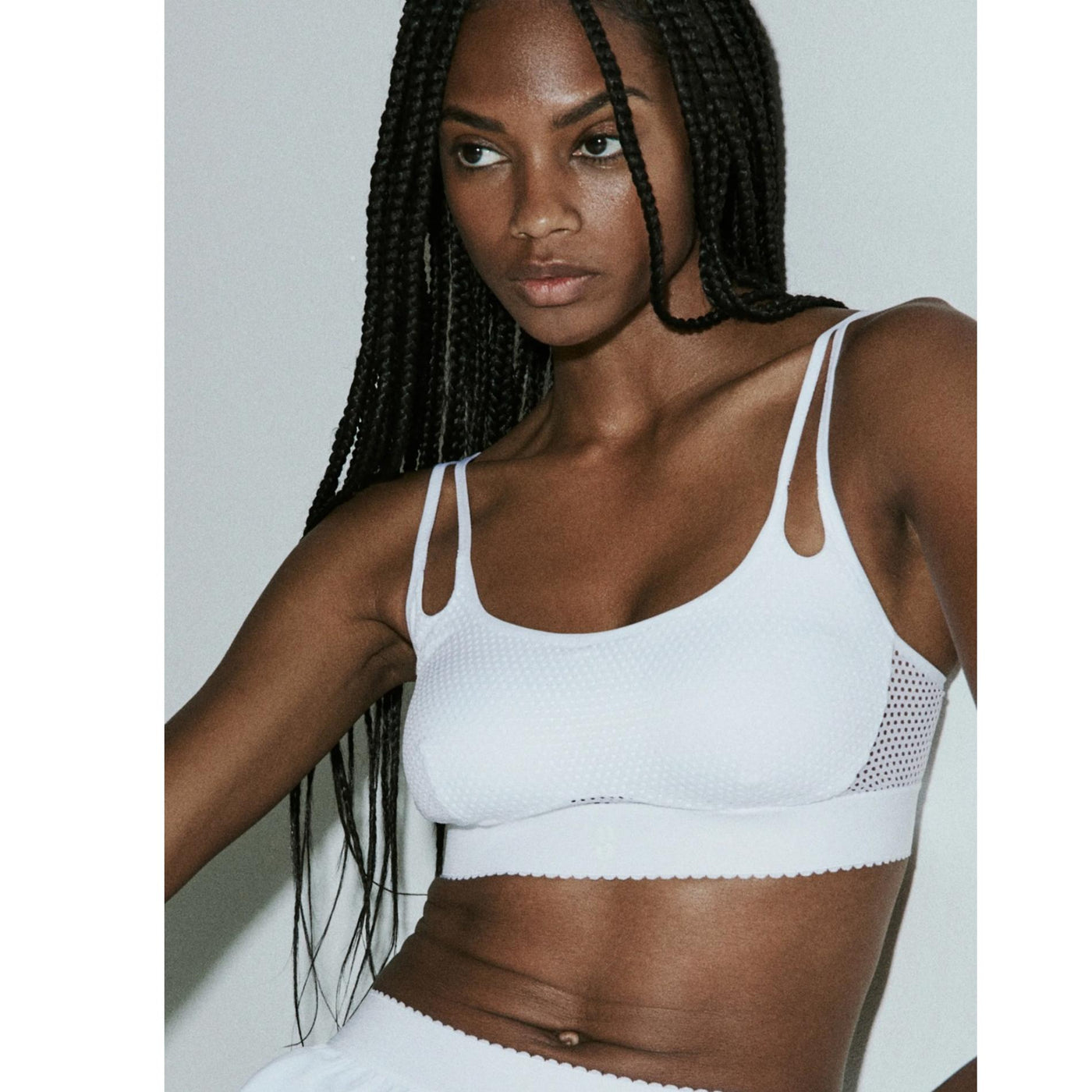 Andres Sarda Payne Padded Bralette 3501029 in White-Bralette-Andres Sarda-White-Medium-Anna Bella Fine Lingerie, Reveal Your Most Gorgeous Self!