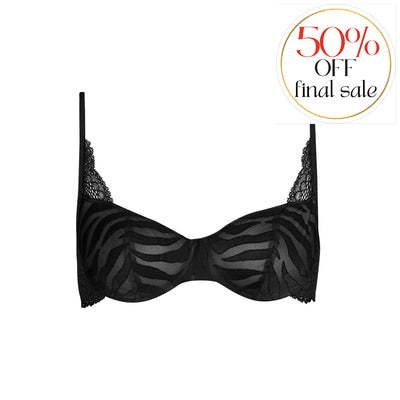 Andres Sarda Wild Full Cup Wire Bra 3309011-Anna Bella Fine Lingerie-Black-32-D