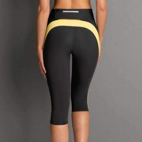 Anita Active Sports Tights Fitness 1685-Anna Bella Fine Lingerie-Yellow/Anthracite-M-