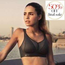 Anita Air Control Sports Bra with Delta Pad 5544-Sports Bras-Anita-Anthracite-36-C-Anna Bella Fine Lingerie, Reveal Your Most Gorgeous Self!