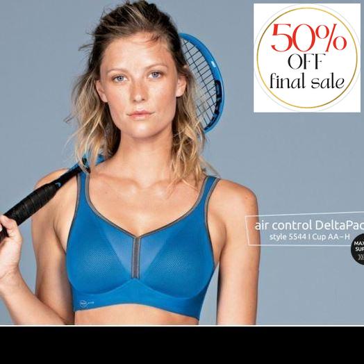 Anita Air Control Sports Bra with Delta Pad 5544 in Atlantic