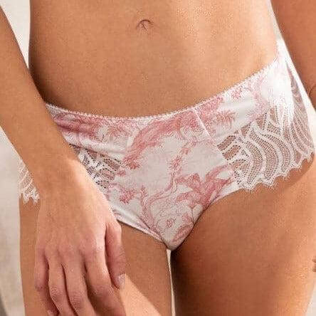 Antigel Jungle de Jouy Boyshort ECH0468-Panties-Antigel-Rose de Jouy-Small-Anna Bella Fine Lingerie, Reveal Your Most Gorgeous Self!
