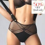 Antigel Soir Adrenaline Boyshort ECG0495-Panties-Antinea by Lise Charmel-Black-Small-Anna Bella Fine Lingerie, Reveal Your Most Gorgeous Self!