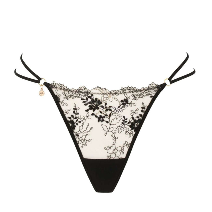 Atelier Amour Après Minuit String in Black AP23-Panties-Atelier Amour-Black-XSmall-Anna Bella Fine Lingerie, Reveal Your Most Gorgeous Self!