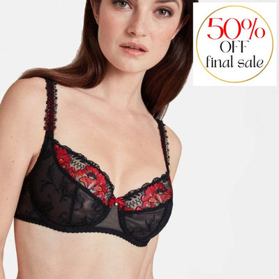Lise Charmel Dressing Floral Contour Bra in Red ACC8588 – Anna