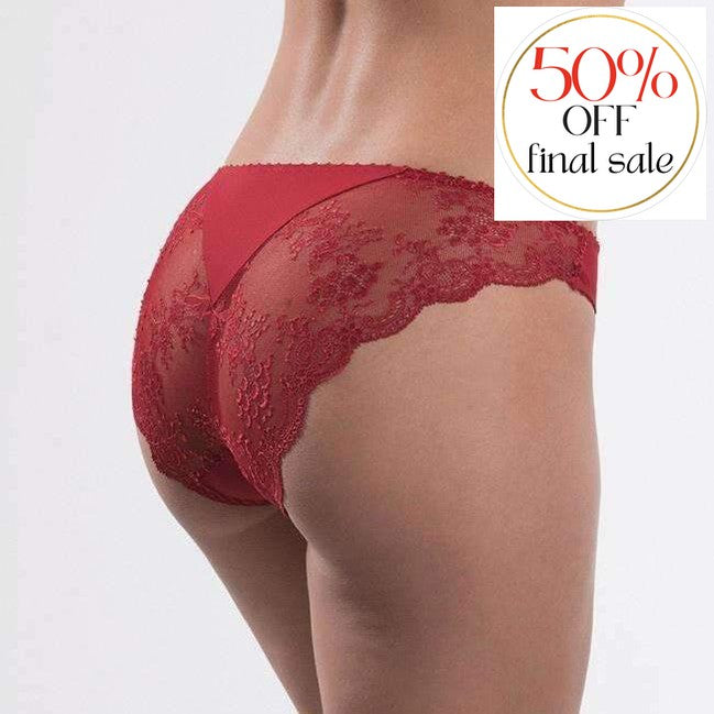 Aubade A L'Amour Italian Brief DA27-Anna Bella Fine Lingerie-Rouge Darling-XSmall-