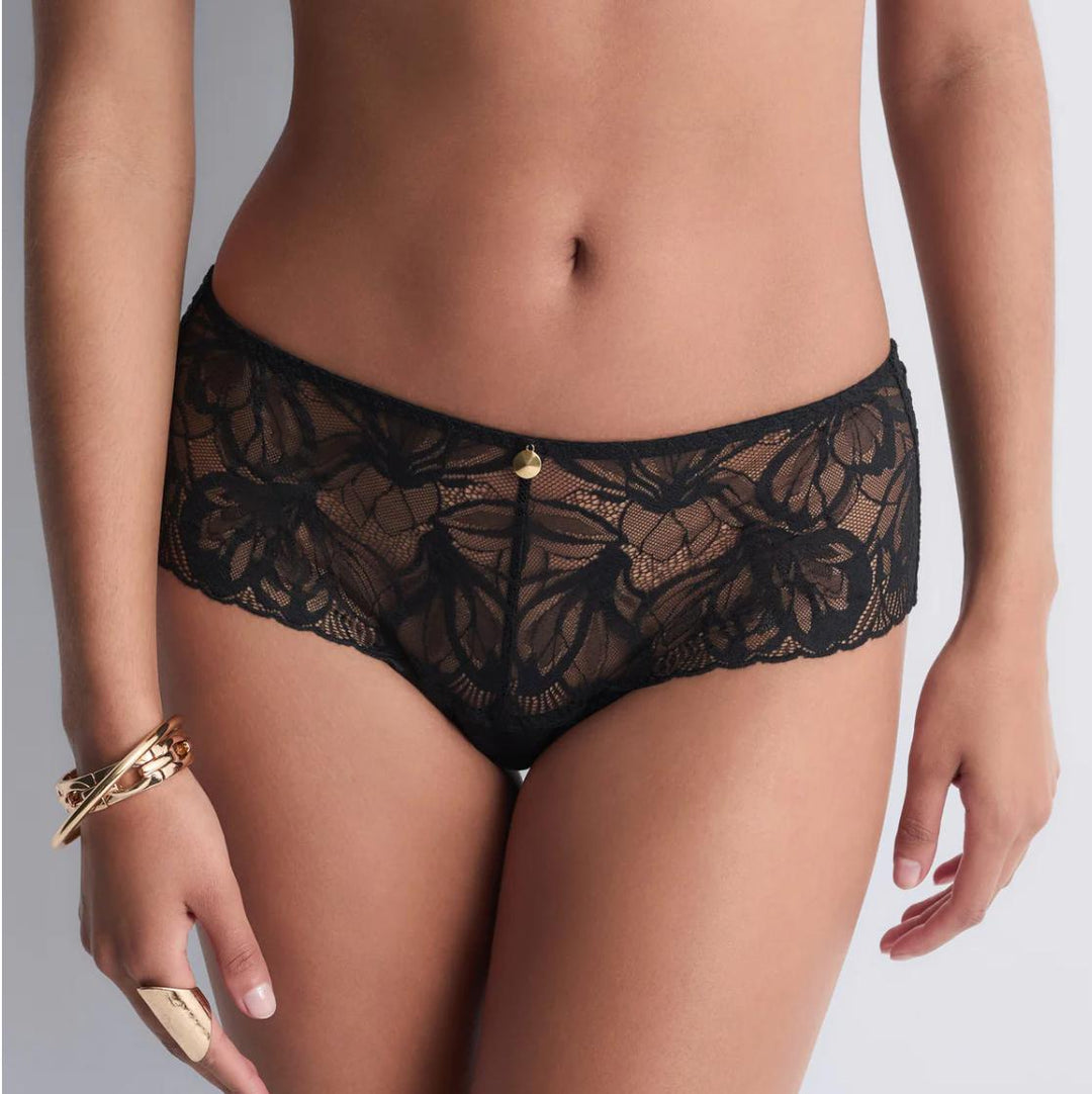 Aubade After Hours Cheeky Brief 5I70-Panties-Aubade Paris-Black-XSmall-Anna Bella Fine Lingerie, Reveal Your Most Gorgeous Self!