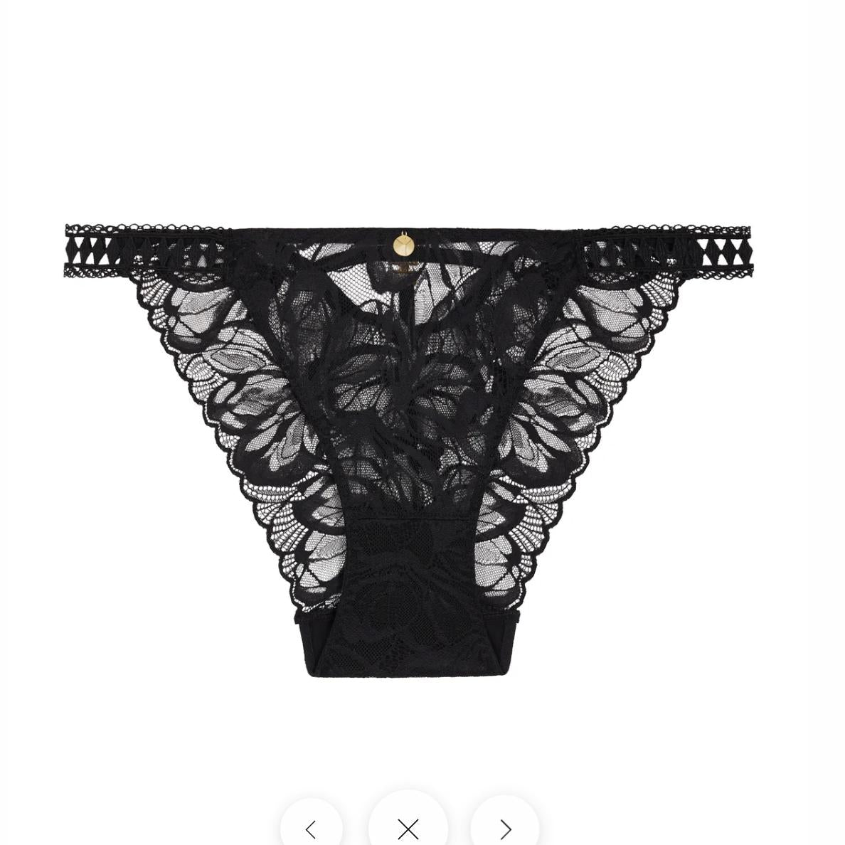 Aubade After Hours Italian Brief 5I27-Panties-Aubade Paris-Black-XSmall-Anna Bella Fine Lingerie, Reveal Your Most Gorgeous Self!