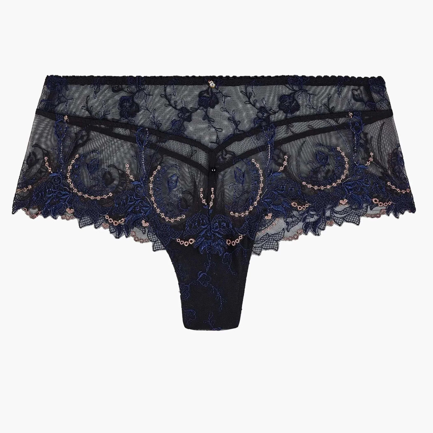 Aubade Amour Precieux St. Tropez Brief in Cosmic Blue UD70-Anna Bella Fine Lingerie-Cosmic Blue-XSmall-