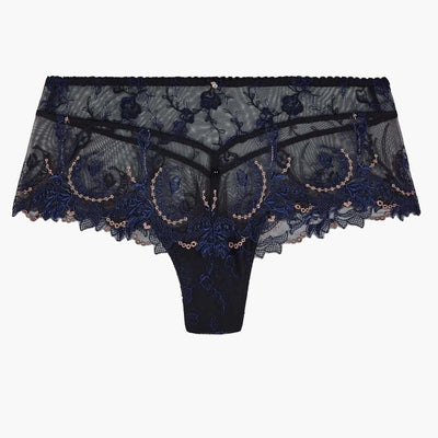 Aubade Amour Precieux St. Tropez Brief in Cosmic Blue UD70-Panties-Aubade-Cosmic Blue-XSmall-Anna Bella Fine Lingerie, Reveal Your Most Gorgeous Self!