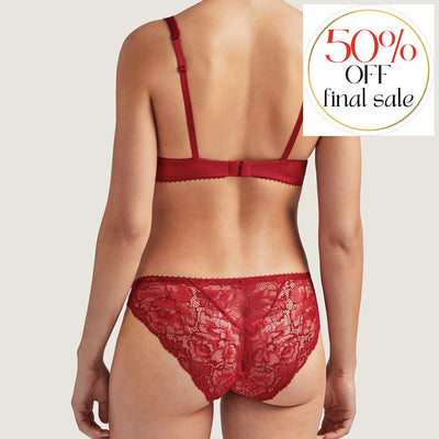 Aubade Aube Amoureuse Italian Brief QA27-Anna Bella Fine Lingerie-Rouge Amour-XSmall-