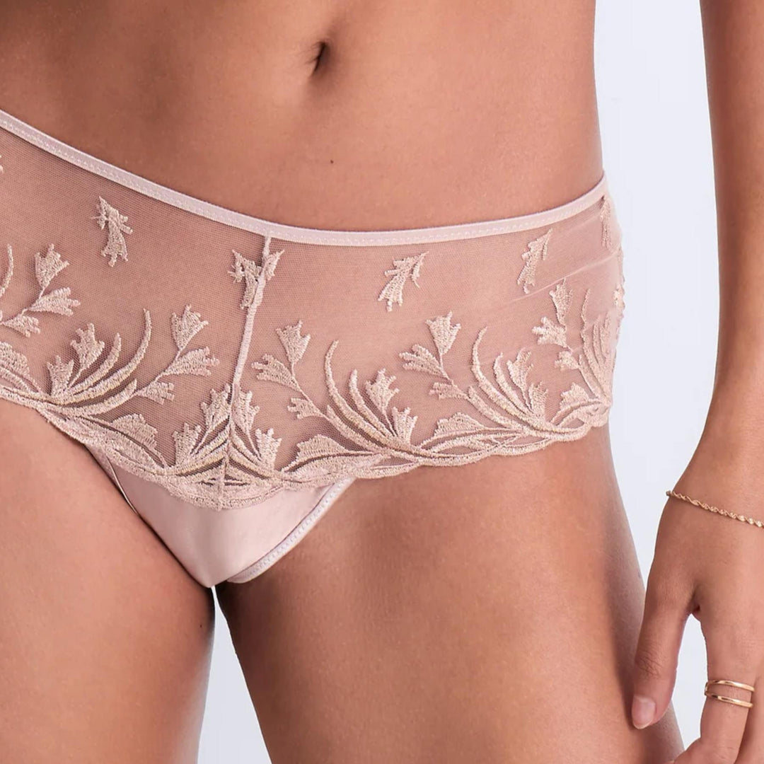 Aubade Cosmic Romance Cheeky Brief 6D70 in Sand Rose-Panties-Aubade Paris-Sand Rose-XSmall-Anna Bella Fine Lingerie, Reveal Your Most Gorgeous Self!