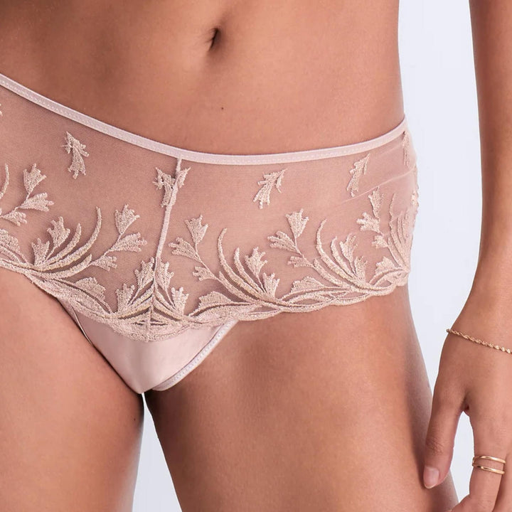 Aubade Cosmic Romance Cheeky Brief 6D70 in Sand Rose-Panties-Aubade Paris-Sand Rose-XSmall-Anna Bella Fine Lingerie, Reveal Your Most Gorgeous Self!