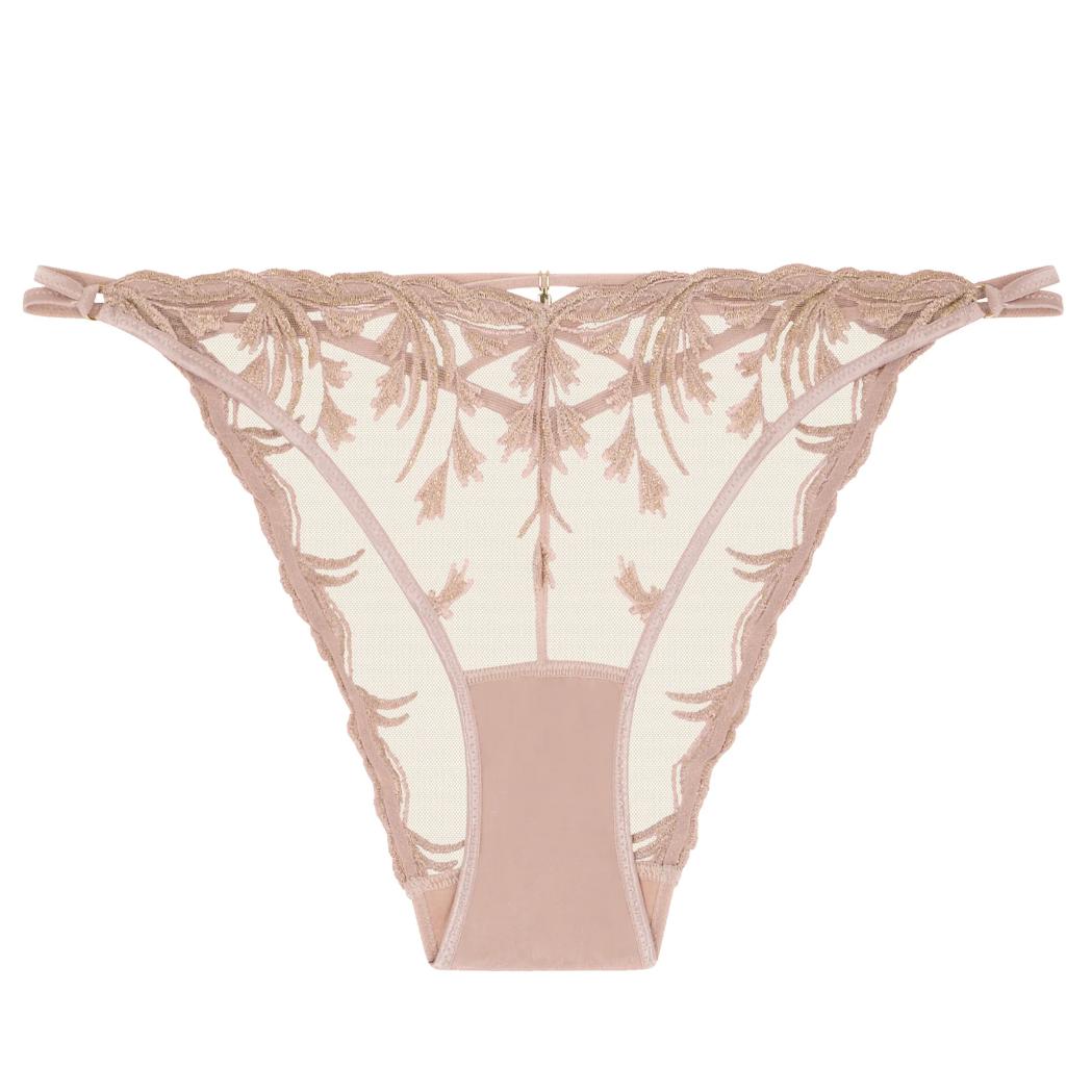 Aubade Cosmic Romance Mini Coeur Brief 6D20 in Sand Rose-Anna Bella Fine Lingerie-Sand Rose-XSmall-