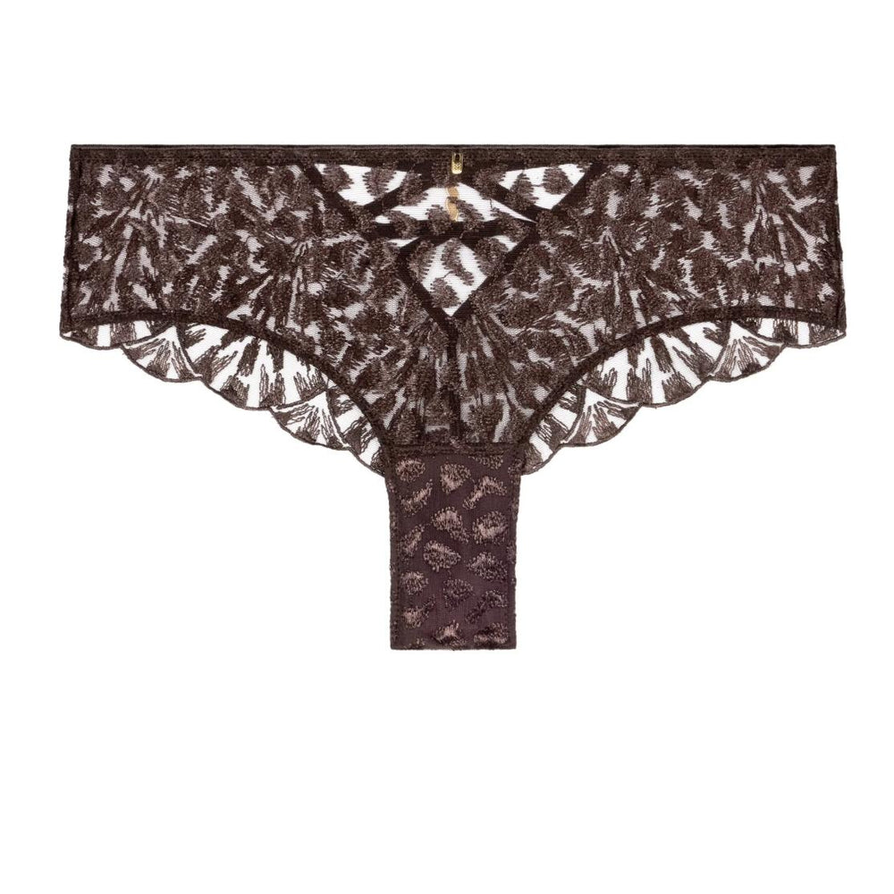 Aubade Crazy in Love Hipster in Satin Brown 5D94-Panties-Aubade Paris-Satin Brown-XSmall-Anna Bella Fine Lingerie, Reveal Your Most Gorgeous Self!