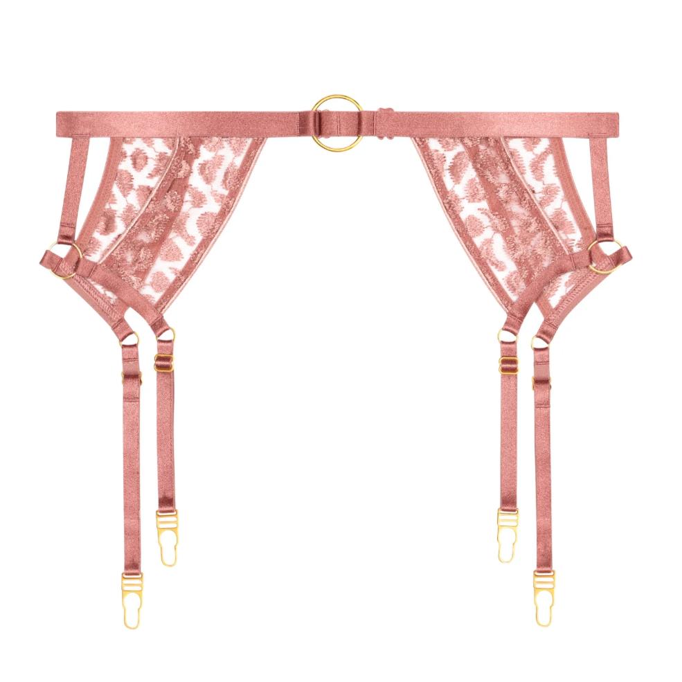 Aubade Crazy in Love Suspender in Warm Pink 5D50-Anna Bella Fine Lingerie-Warm Pink-XSmall-
