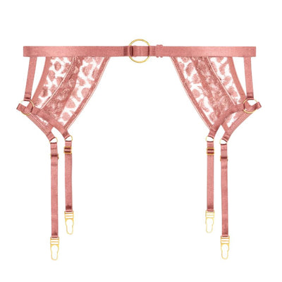 Aubade Crazy in Love Suspender in Warm Pink 5D50-Anna Bella Fine Lingerie-Warm Pink-XSmall-