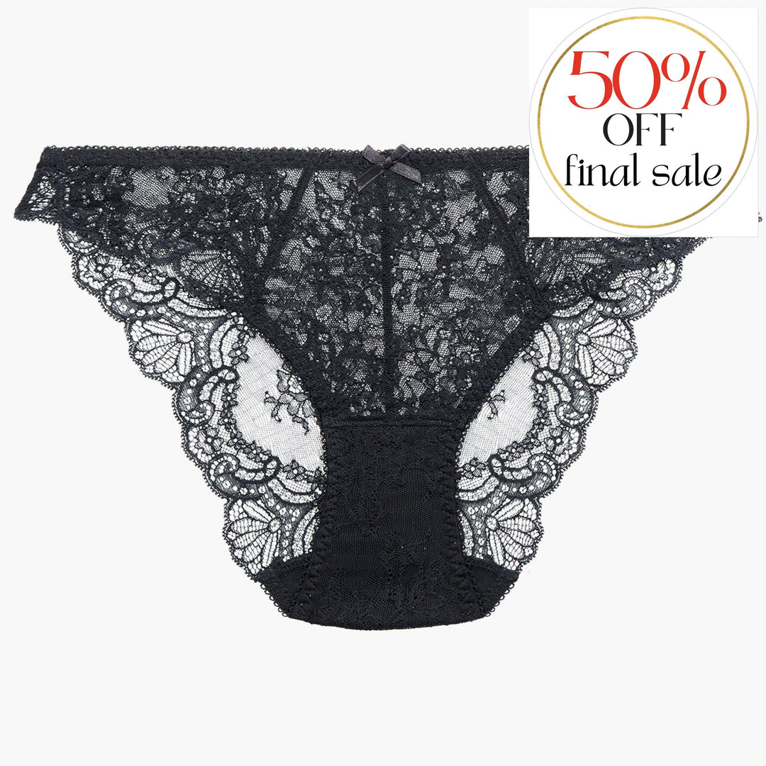 Aubade Danse Des Sens Italian Brief OG27-Panties-Aubade Paris-Black-XSmall-Anna Bella Fine Lingerie, Reveal Your Most Gorgeous Self!
