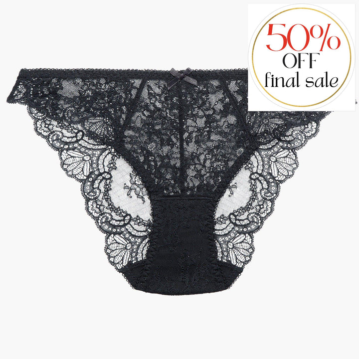 Aubade Danse Des Sens Italian Brief OG27-Panties-Aubade Paris-Black-XSmall-Anna Bella Fine Lingerie, Reveal Your Most Gorgeous Self!