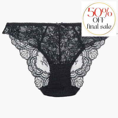 Aubade Danse Des Sens Italian Brief OG27-Panties-Aubade Paris-Black-XSmall-Anna Bella Fine Lingerie, Reveal Your Most Gorgeous Self!