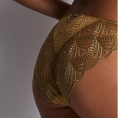 Aubade Ethnic Vibes Italian Brief 2B27 in Sublime Bronze-Anna Bella Fine Lingerie-Sublime Bronze-XSmall-