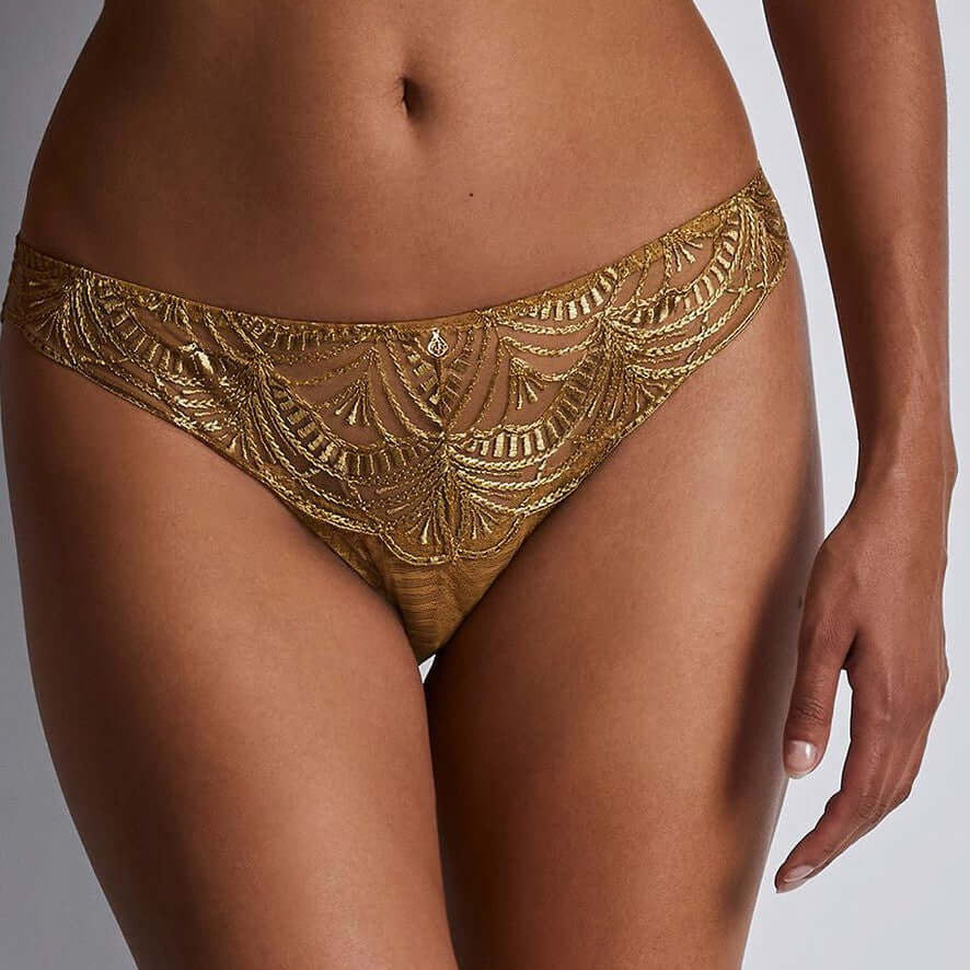 Aubade Ethnic Vibes Italian Brief 2B27 in Sublime Bronze-Anna Bella Fine Lingerie-Sublime Bronze-XSmall-