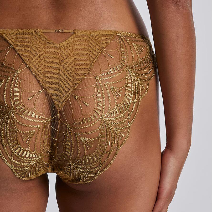 Aubade Ethnic Vibes Italian Brief 2B27 in Sublime Bronze-Anna Bella Fine Lingerie-Sublime Bronze-XSmall-