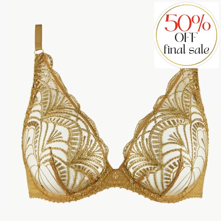 Aubade Ethnic VibesTriangle Bra 2BF12 in Sublime Bronze-Bras-Aubade Paris-Sublime Bronze-32-C-Anna Bella Fine Lingerie, Reveal Your Most Gorgeous Self!