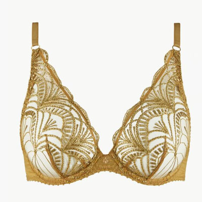 Aubade Ethnic VibesTriangle Bra 2BF12 in Sublime Bronze-Anna Bella Fine Lingerie-Sublime Bronze-32-C