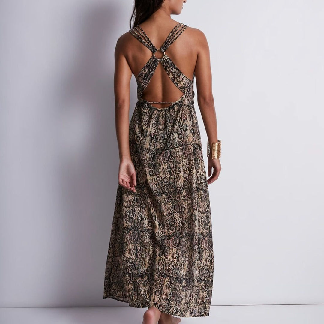 Aubade Evening Sand Dress 2Z63 in Serpent-Swimwear-Aubade Paris-Serpent-Medium-Anna Bella Fine Lingerie, Reveal Your Most Gorgeous Self!