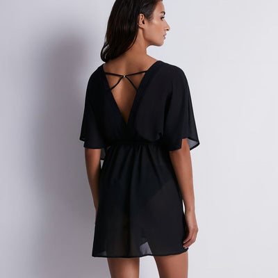 Aubade Evening Sand Tunic 2Z69 in Black-Anna Bella Fine Lingerie-Black-XSmall/Small-