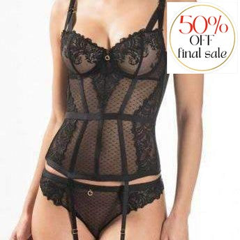 Aubade Femme Passion Guepiere MI92-Anna Bella Fine Lingerie-Black-32-C