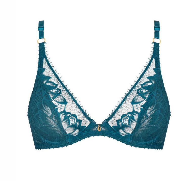 Aubade Flawless Love Triangle Bra 5AF12-Bras-Aubade Paris-Dragonfly-32-D-Anna Bella Fine Lingerie, Reveal Your Most Gorgeous Self!