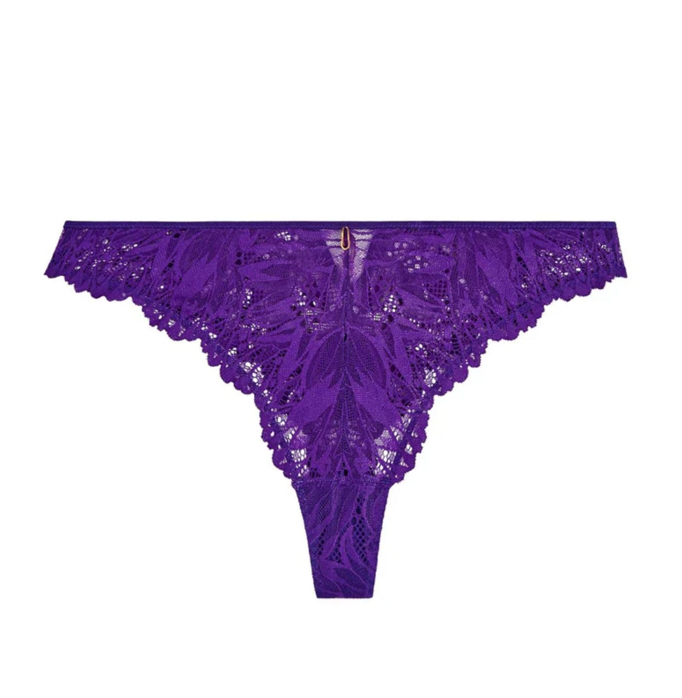Aubade Flowermania Tanga in Poison Purple LA26-Anna Bella Fine Lingerie-Poison Purple-XSmall-