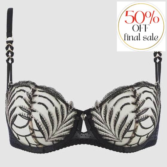 Aubade Hypnolove Half Cup Bra in Eclipse LDF14-Bras-Aubade Paris-Eclipse-32-B-Anna Bella Fine Lingerie, Reveal Your Most Gorgeous Self!