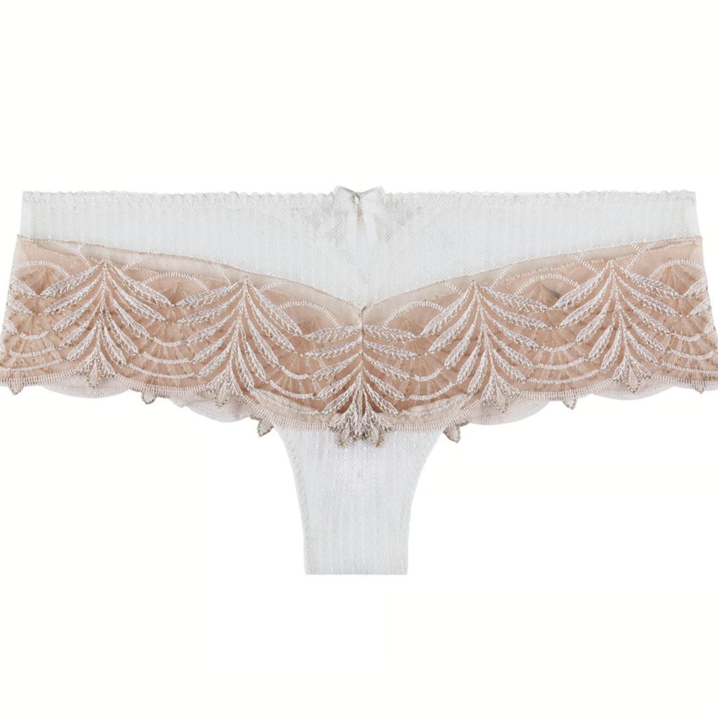 Aubade Hypnolove St. Tropez Brief LD70 in Gold Feather-Anna Bella Fine Lingerie-Gold Feather-XSmall-