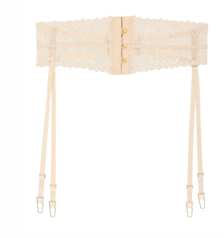 Aubade Iconic Calypso Waistcincher 6C52 in Dune-Garter Belt-Aubade Paris-Dune-XSmall-Anna Bella Fine Lingerie, Reveal Your Most Gorgeous Self!