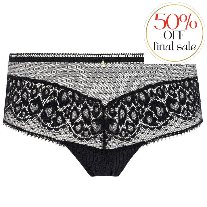 Aubade Illusion Fauve St Tropez Brief in Black 1A70-Panties-Aubade Paris-Black-XSmall-Anna Bella Fine Lingerie, Reveal Your Most Gorgeous Self!