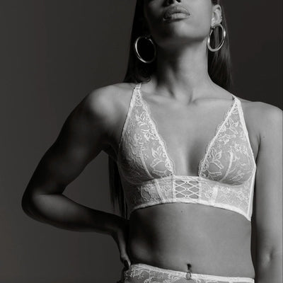 Aubade Kiss of Love Triangle Bralette 2C10B in Opale-Bralette-Aubade Paris-Opale-XSmall-Anna Bella Fine Lingerie, Reveal Your Most Gorgeous Self!