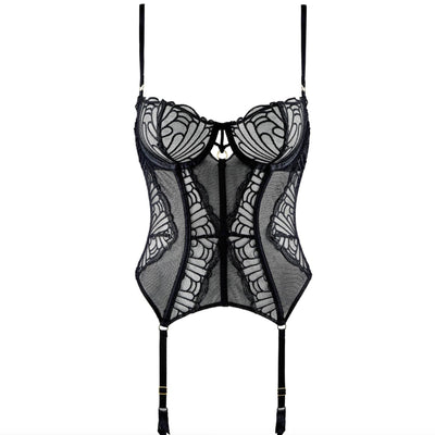 Aubade L'Indomptable Guepiere 1I92 in After Dark-Anna Bella Fine Lingerie-After Dark-32-B