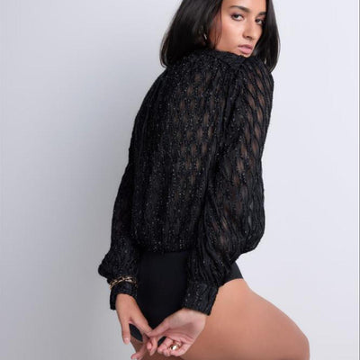 Aubade Les Bodys 1M84-Bodysuit-Aubade Paris-Black-XSmall-Anna Bella Fine Lingerie, Reveal Your Most Gorgeous Self!