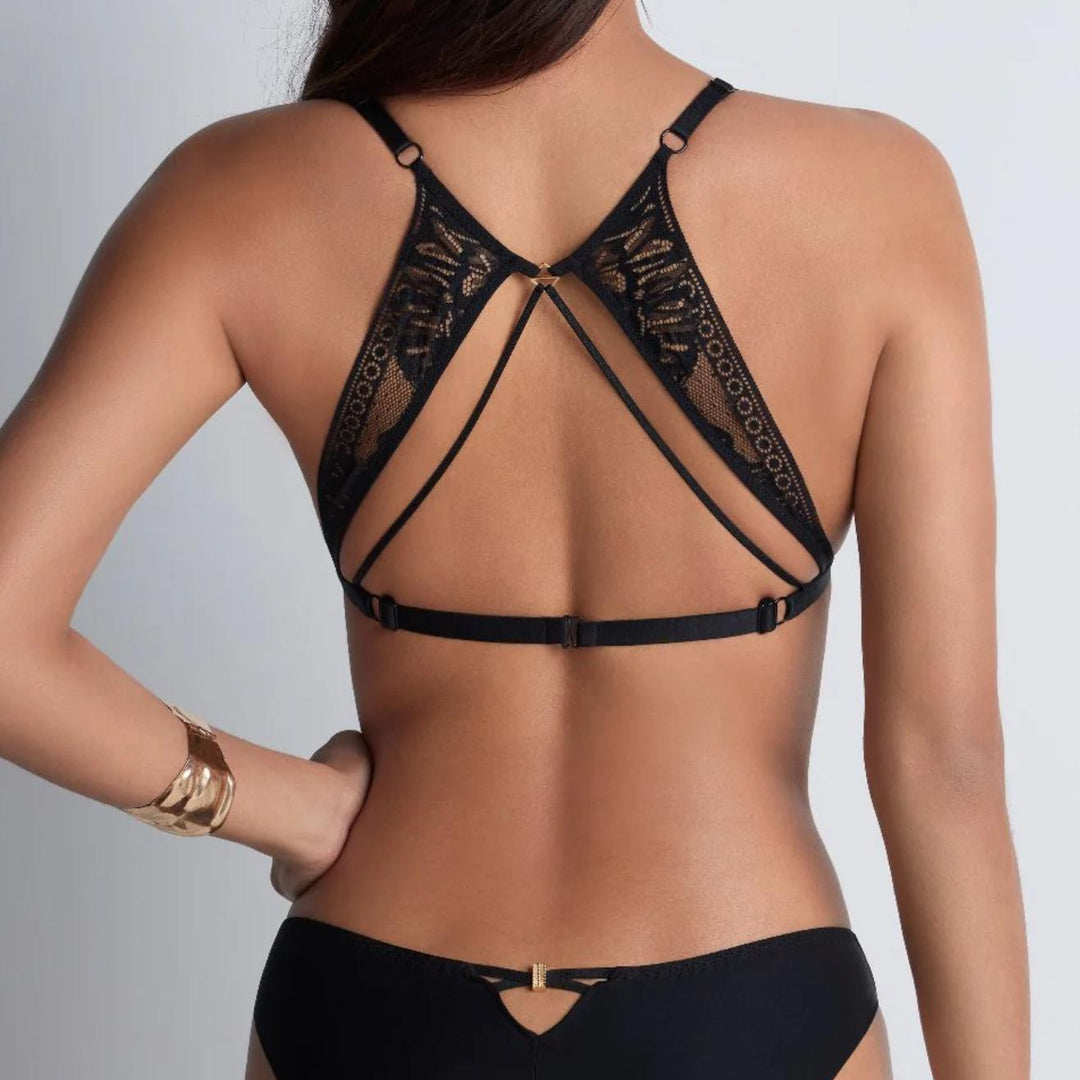 Aubade Love Soul Brazilian Brief 4A22-Panties-Aubade Paris-Black-XSmall-Anna Bella Fine Lingerie, Reveal Your Most Gorgeous Self!