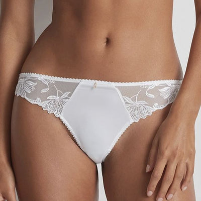 Aubade Lovessence Tanga in Blanc RM26-Panties-Aubade-Blanc-XSmall-Anna Bella Fine Lingerie, Reveal Your Most Gorgeous Self!