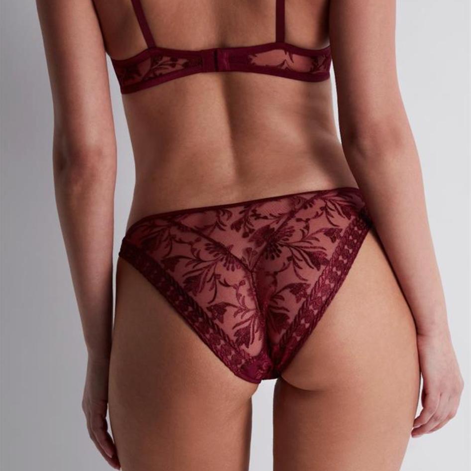 Aubade Magnetic Spell Italian Brief in Crimson 2D27-Panties-Aubade Paris-Crimson Red-XSmall-Anna Bella Fine Lingerie, Reveal Your Most Gorgeous Self!
