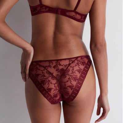 Aubade Magnetic Spell Italian Brief in Crimson 2D27-Panties-Aubade Paris-Crimson Red-XSmall-Anna Bella Fine Lingerie, Reveal Your Most Gorgeous Self!