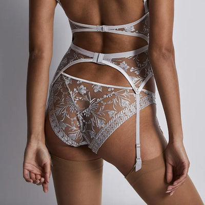 Aubade Magnetic Spell Italian Brief in Platinum 2D27-Panties-Aubade Paris-Platinum-Medium-Anna Bella Fine Lingerie, Reveal Your Most Gorgeous Self!