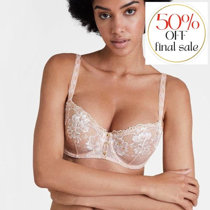 Aubade Mélodie d’Eté Moulded Half Cup Bra ICN04-Bras-Aubade Paris-Aurore-32-B-Anna Bella Fine Lingerie, Reveal Your Most Gorgeous Self!