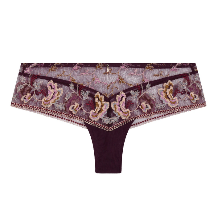 Aubade Midnight Opera Shorty 7D70 in Secret Purple-Panties-Aubade Paris-Secret Purple-XSmall-Anna Bella Fine Lingerie, Reveal Your Most Gorgeous Self!